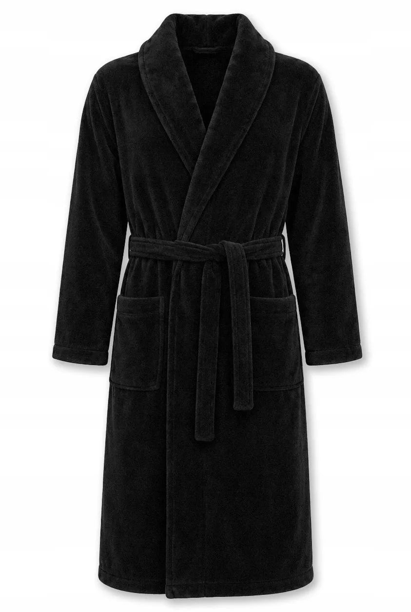 Vyriškas chalatas „Karisto“, šiltas, ilgas, minkštas, elegantiškas, universalus, 300 g/m²