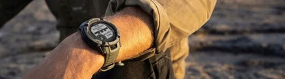 Vyriškas išmanusis laikrodis Garmin Instinct 2X Solar 1,1" GPS Bluetooth Baltas Kvarcas