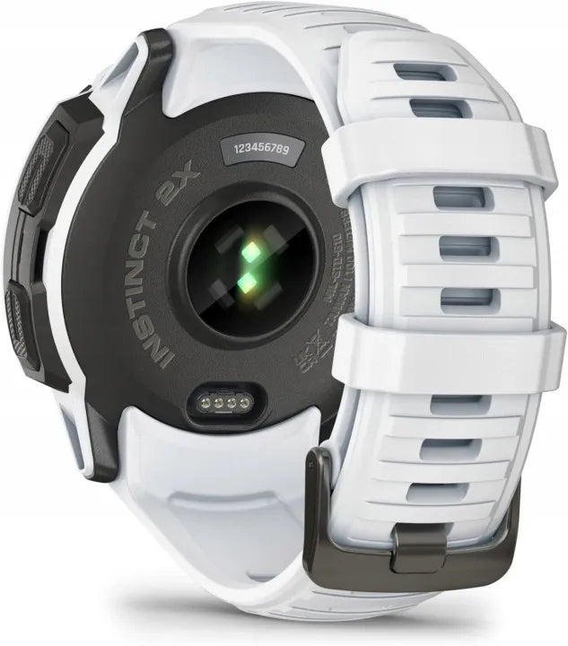 Vyriškas išmanusis laikrodis Garmin Instinct 2X Solar 1,1" GPS Bluetooth Baltas Kvarcas