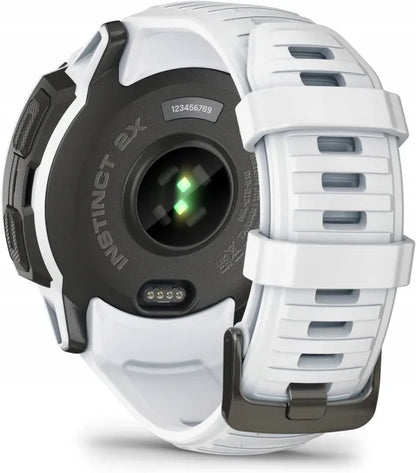 Vyriškas išmanusis laikrodis Garmin Instinct 2X Solar 1,1" GPS Bluetooth Baltas Kvarcas