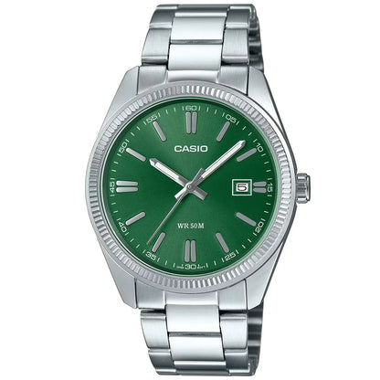 Vyriškas laikrodis CASIO MTP-1302PD-3AV su datos rodymu, klasikinis, su dėžute