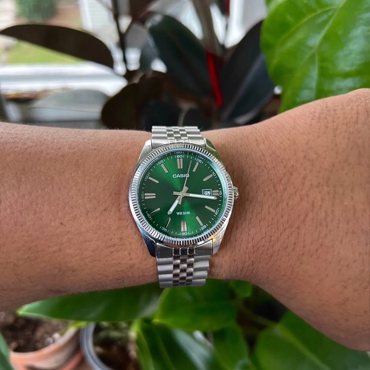 Vyriškas laikrodis CASIO MTP-1302PD-3AV su datos rodymu, klasikinis, su dėžute
