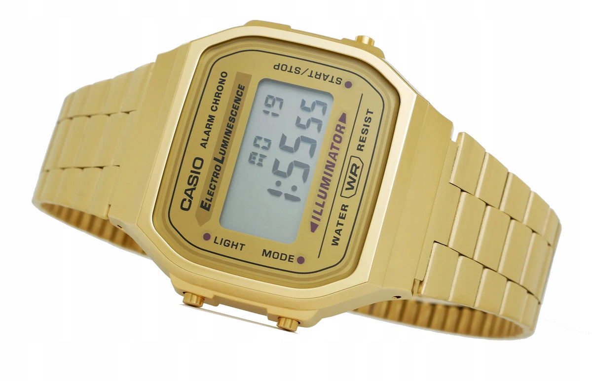 Vyriškas laikrodis „Casio Retro Vintage A168WG-9“ su dėžute