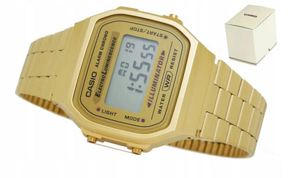 Vyriškas laikrodis „Casio Retro Vintage A168WG-9“ su dėžute