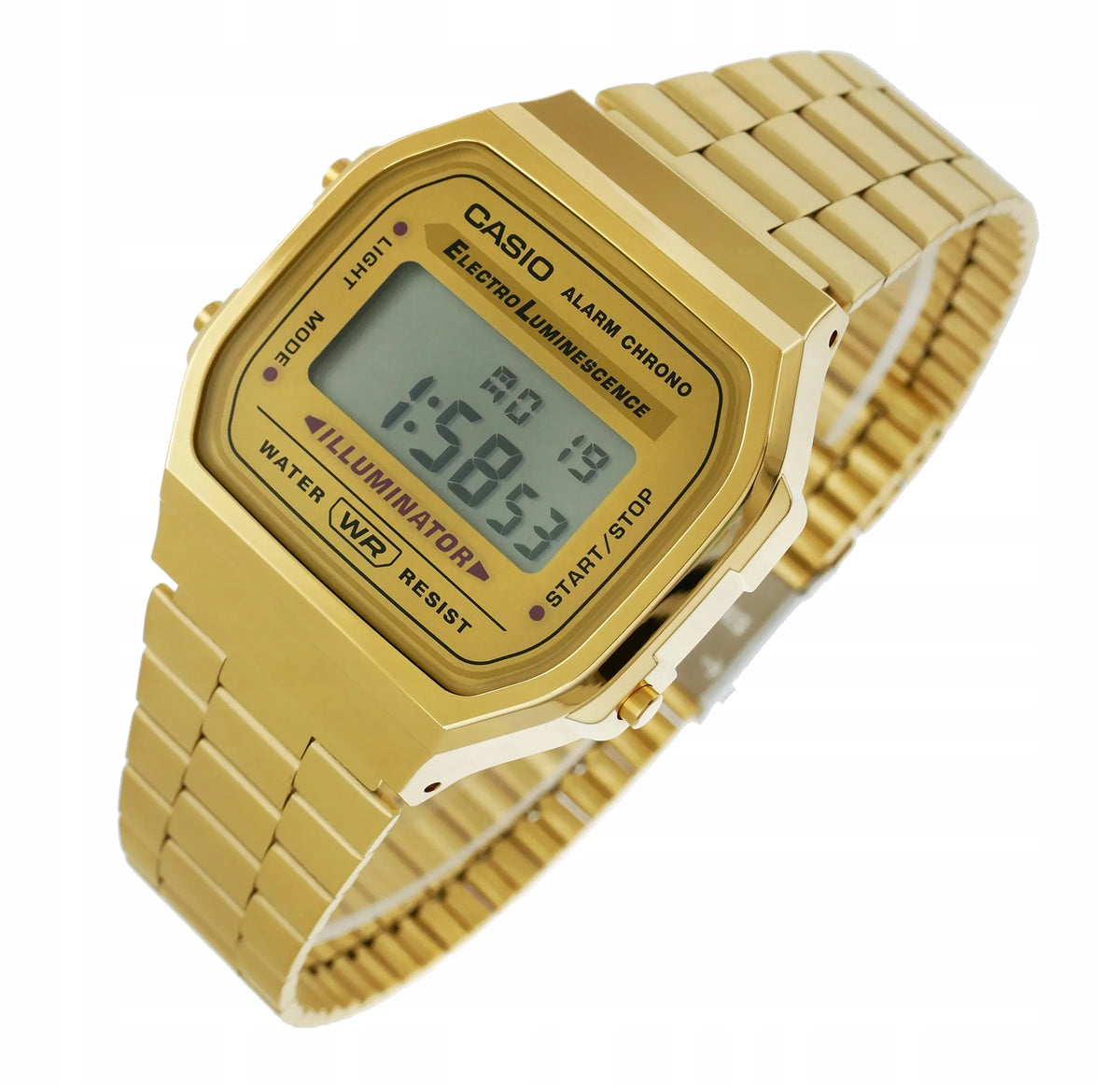 Vyriškas laikrodis „Casio Retro Vintage A168WG-9“ su dėžute