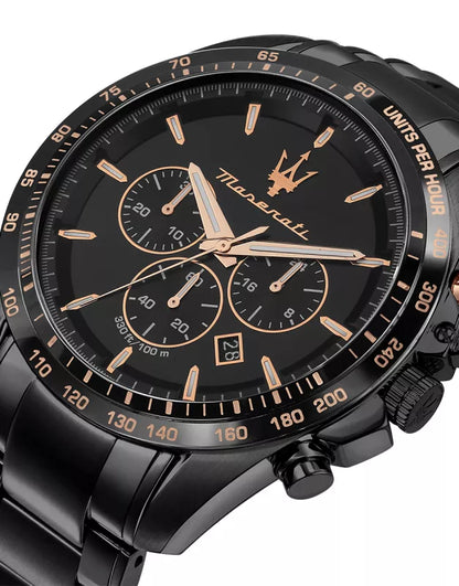 Vyriškas laikrodis „Maserati Traguardo“ R8873612048, juodas, originali dėžutė