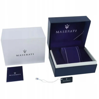 Vyriškas laikrodis „Maserati Traguardo R8873612058“, auksinės spalvos, originalus, su dėžute