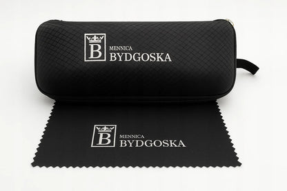 Vyriški poliarizuoti akiniai nuo saulės Mennica Bydgoska, UV400 apsauga su dėklu