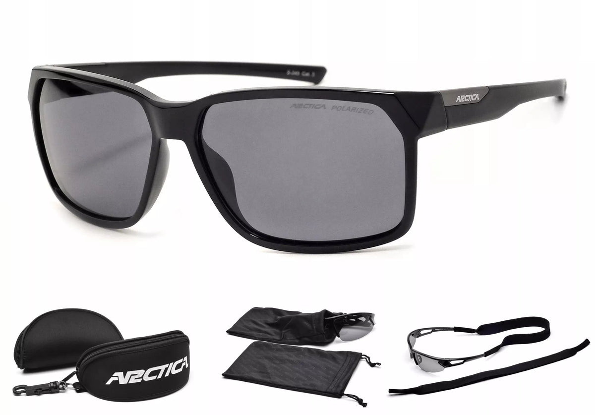 Vyriški poliarizuoti saulės akiniai ARCTICA S-345, UV400, miesto stiliui
