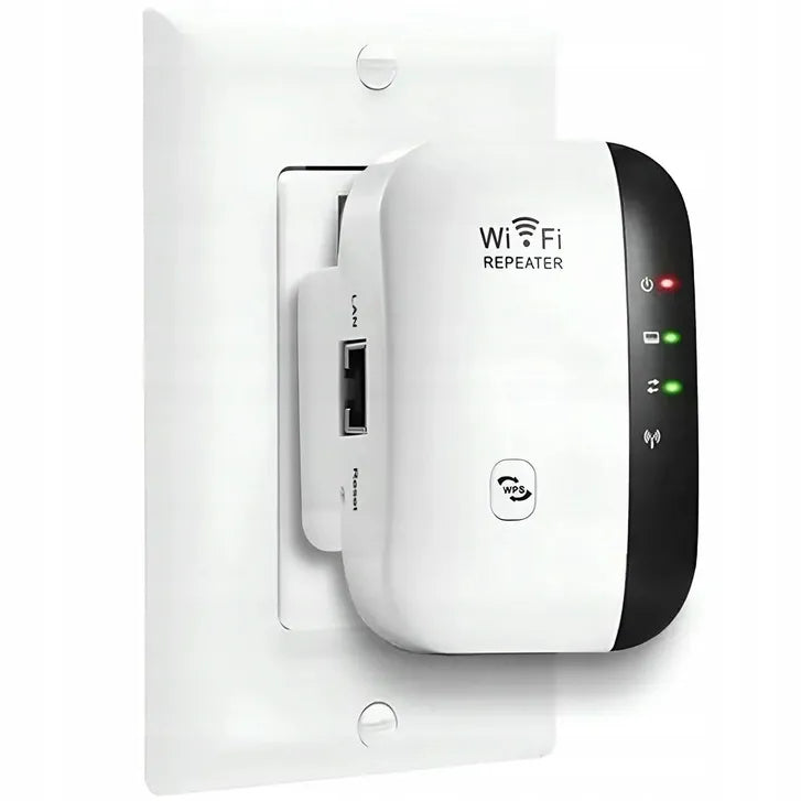 Wi-Fi signalo stiprintuvas 300 Mbps WPS diapazono plėtiklis Plug & Play