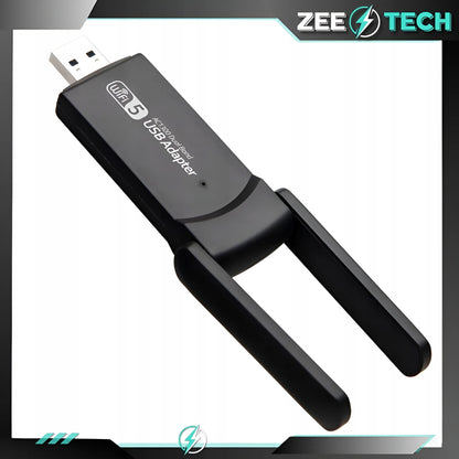 Wi-Fi tinklo plokštės adapteris USB 3.0 1300 Mbps 5 GHz 2 režimai AP