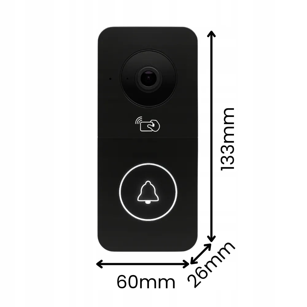 WIFI LAIDINĖ VAIZDO TELEFONO SPYNELĖ VAIZDO TELEFONO IŠORINĖ STOTIS MODELIS JD-S5