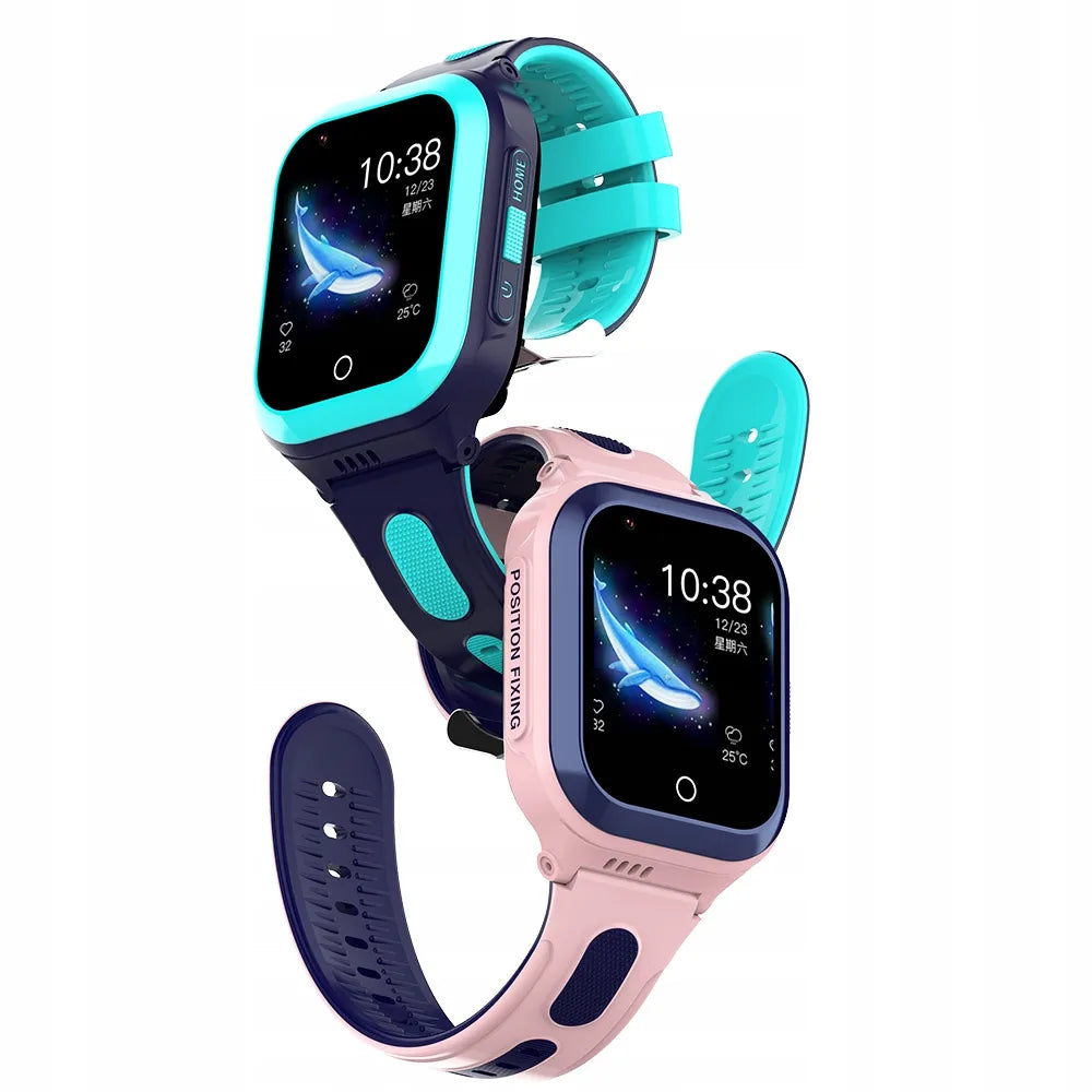 WonderWatch CUI KT24 išmanusis laikrodis vaikams su GPS, 4G ir Wi-Fi, įvairiaspalvis