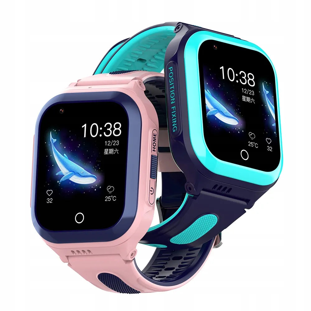 WonderWatch CUI KT24 išmanusis laikrodis vaikams su GPS, 4G ir Wi-Fi, įvairiaspalvis