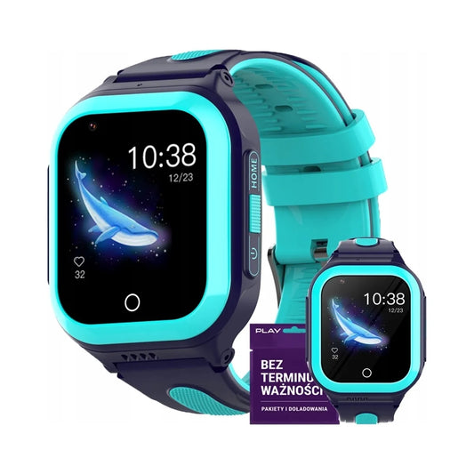 WonderWatch CUI KT24 išmanusis laikrodis vaikams su GPS, 4G ir Wi-Fi, įvairiaspalvis