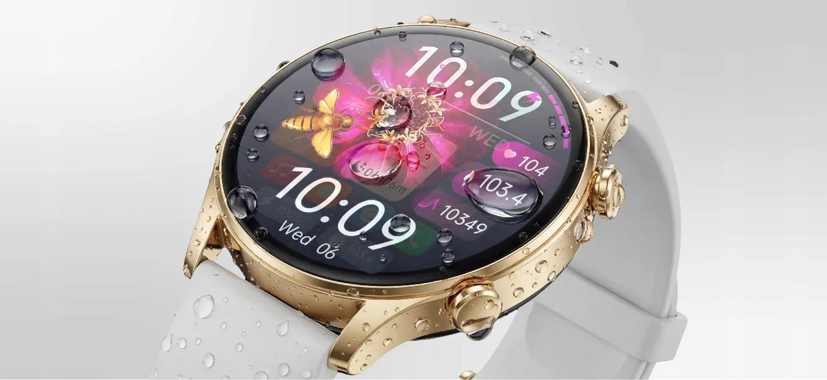 WonderWatch Mi7 Real Gold auksinės spalvos išmanusis laikrodis