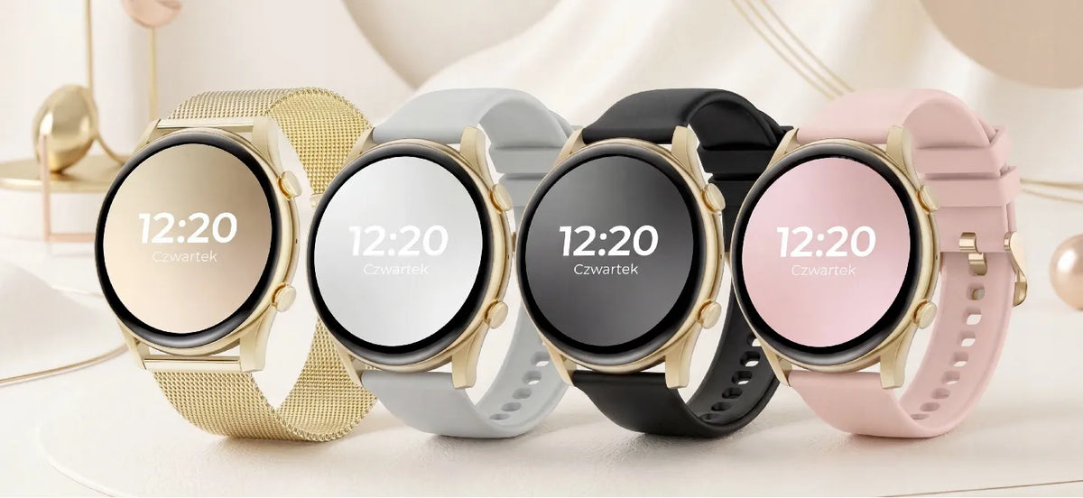 WonderWatch Mi7 Real Gold auksinės spalvos išmanusis laikrodis