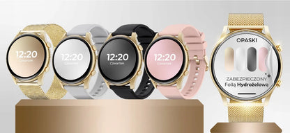 WonderWatch Mi7 Real Gold auksinės spalvos išmanusis laikrodis
