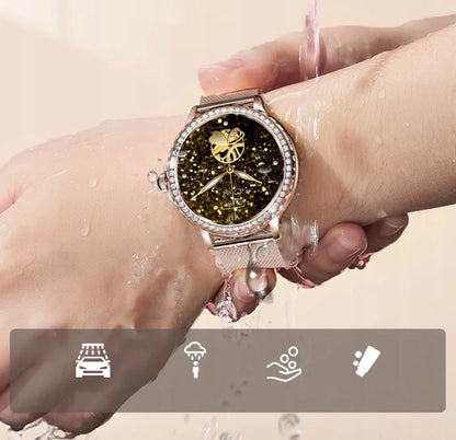 WonderWatch Nx19 Diamonds auksinis išmanusis laikrodis