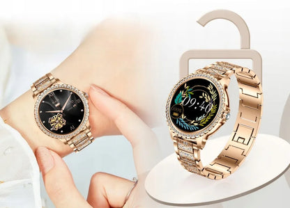 WonderWatch Nx19 Diamonds auksinis išmanusis laikrodis