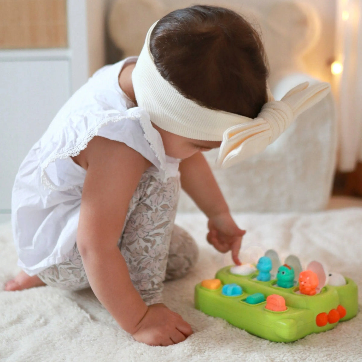 Woopie Baby edukacinis žaislas „Iššokantys dinozaurai“ Pop-Up
