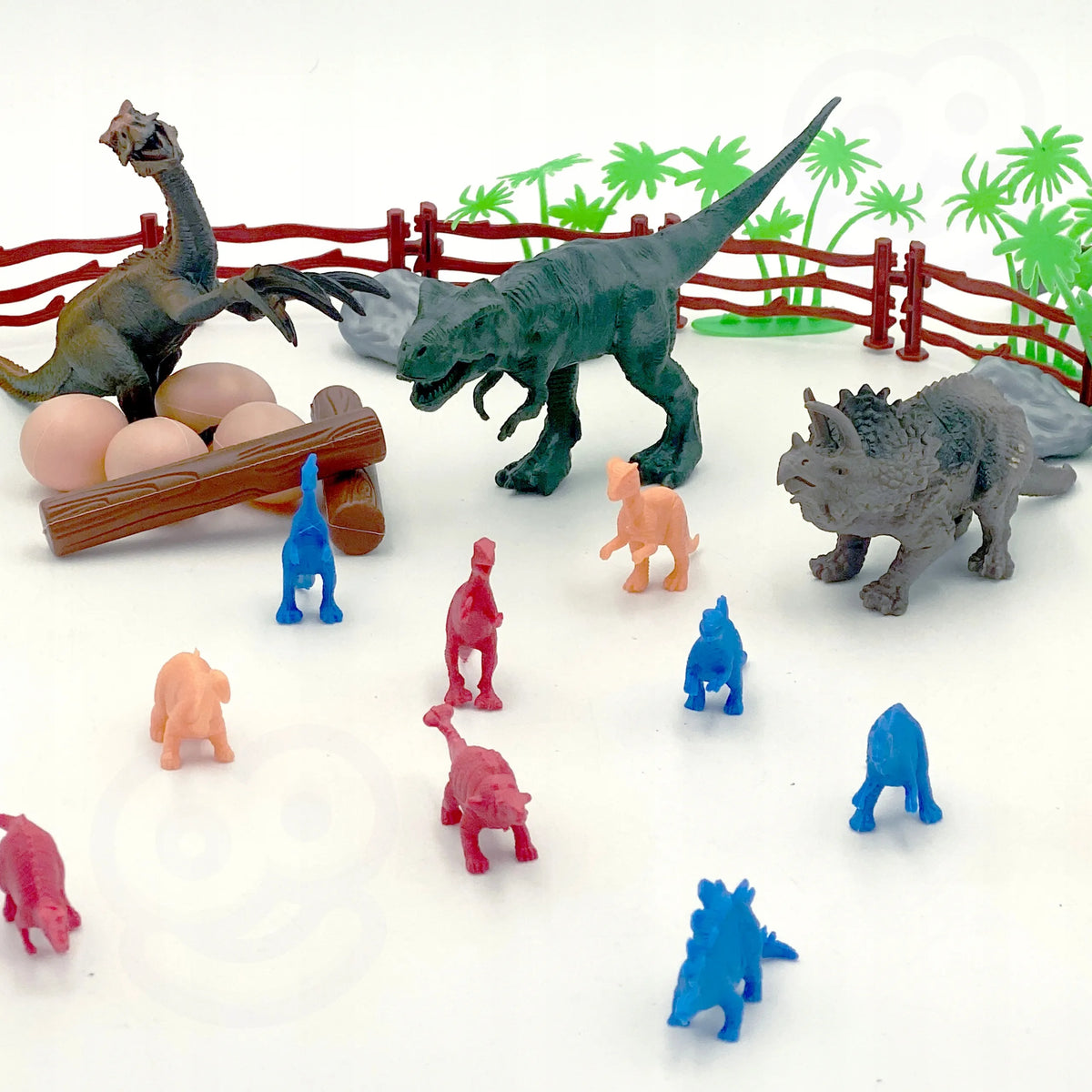 „Woopie“ dinozaurų figūrėlių rinkinys, 40 vnt.