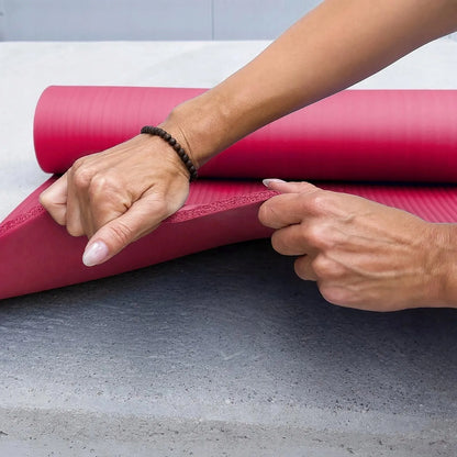 Wozinsky gimnastikos kilimėlis fitnesui ir jogai 183 x 61 x 1,5 cm - rožinis