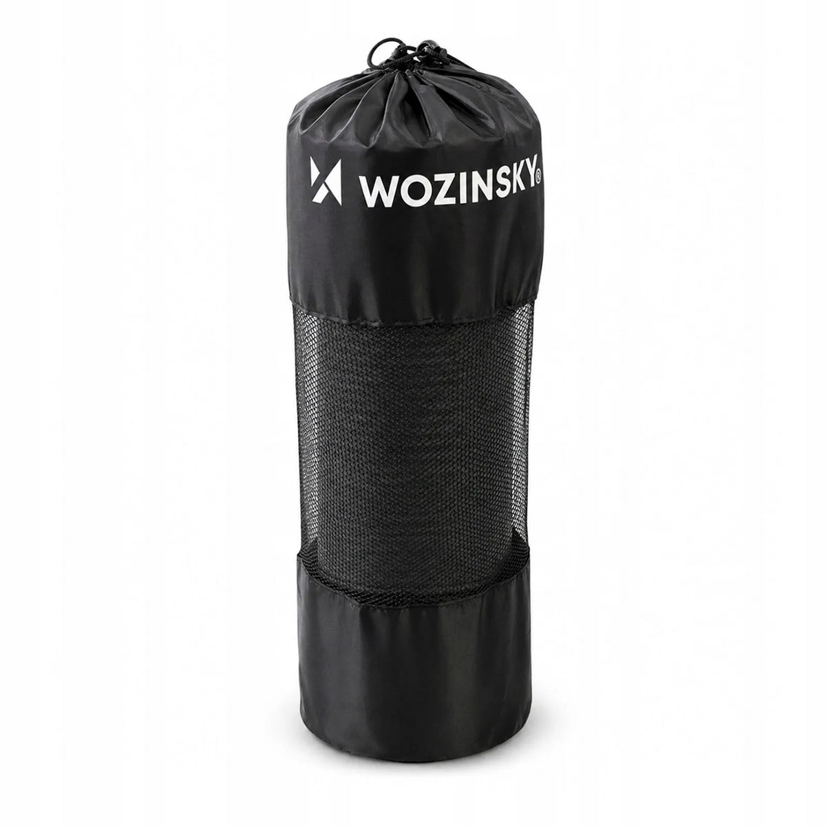 Wozinsky gimnastikos kilimėlis mankštai, fitnesui ir jogai, storas 183 x 61 x 1,5 cm – juodas