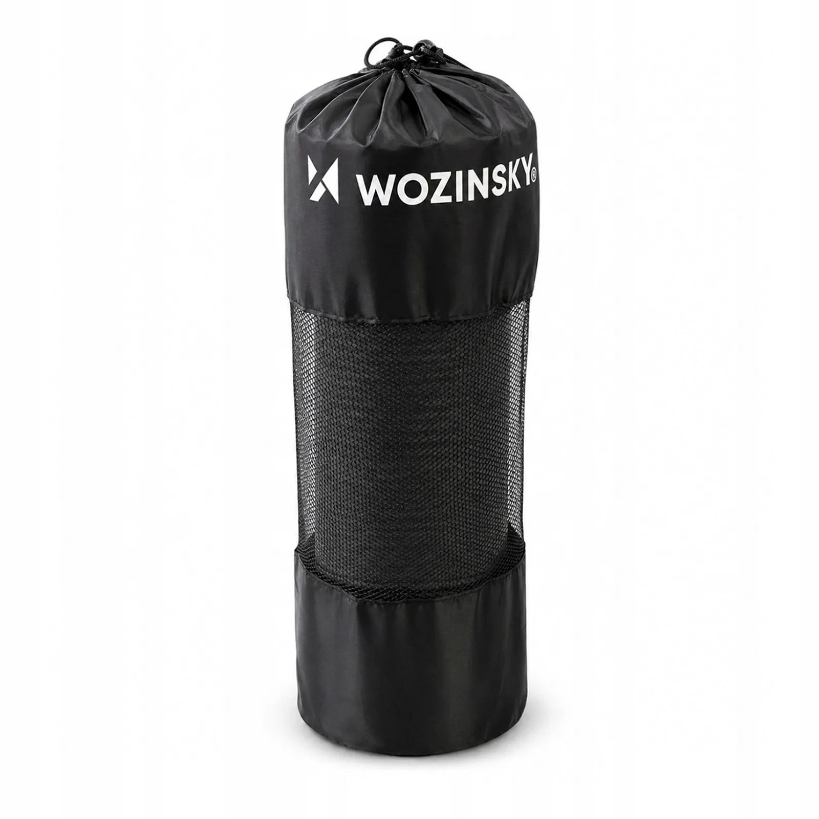 Wozinsky gimnastikos kilimėlis mankštai, fitnesui ir jogai, storas 183 x 61 x 1,5 cm – juodas
