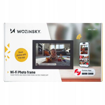 „Wozinsky“ skaitmeninis nuotraukų rėmelis 10,1″, jutiklinis IPS ekranas, „Frameo“, „Wi-Fi“, 32 GB, juodas