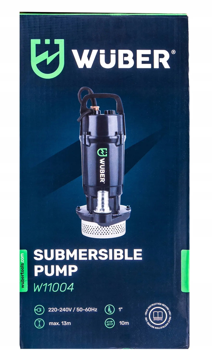 Wuber W11004 panardinamas siurblys švariam ir nešvariam vandeniui, 400 W, 5100 l/h