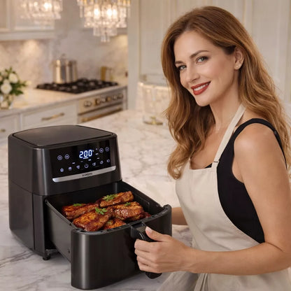 Xiaomi Smart AirFryer 6L 1500W beztrielė gruzdintuvė, juoda