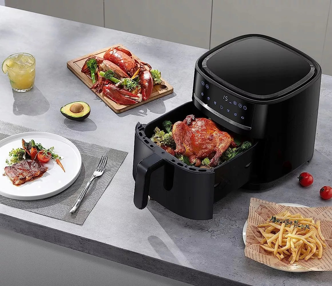 Xiaomi Smart AirFryer 6L 1500W beztrielė gruzdintuvė, juoda