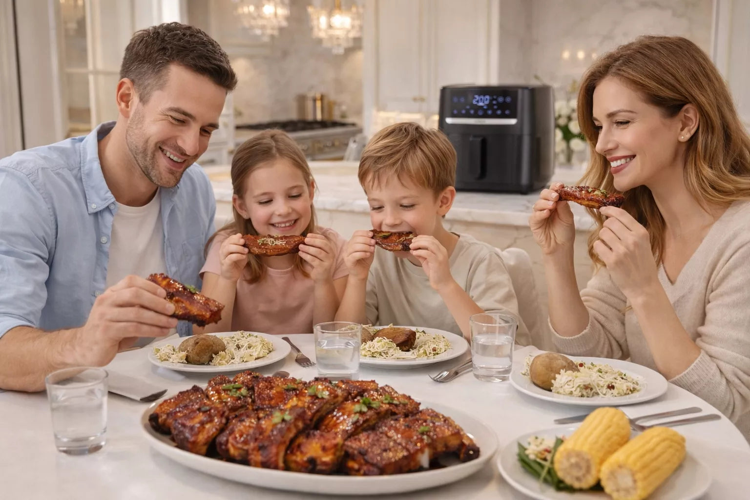 Xiaomi Smart AirFryer 6L 1500W beztrielė gruzdintuvė, juoda