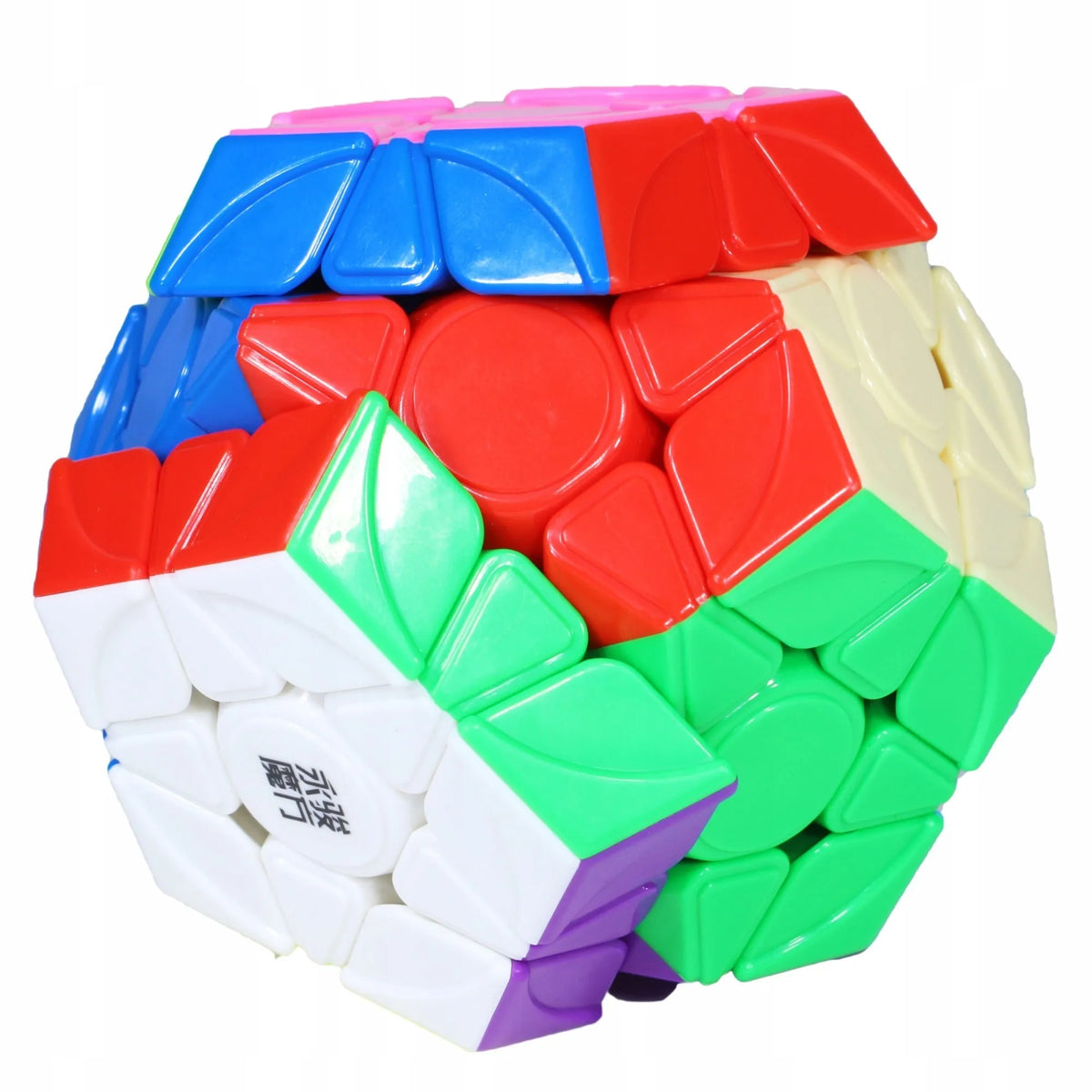 YJ Yuhu v2 magnetinė daugiaspalvė megaminx dėlionė