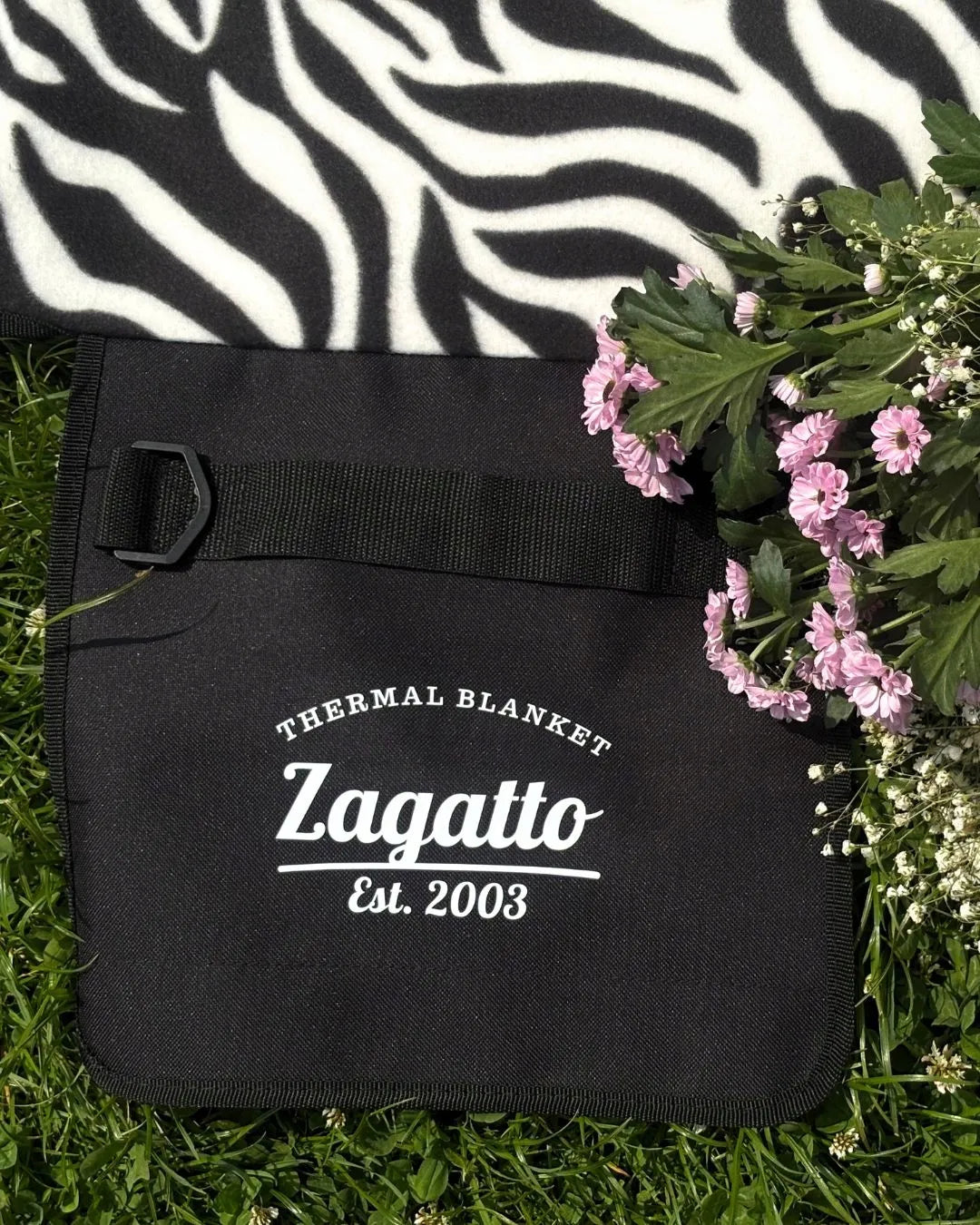 Zagatto iškylų antklodė su izoliacija 200x200 cm, didelė vandeniui atspari paplūdimio paklotė