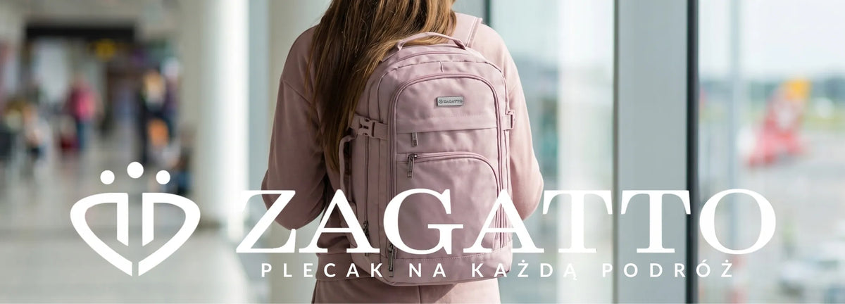„Zagatto“ kelioninė kuprinė lėktuvui „Ryanair“, 40 × 30 × 20 cm, rožinė, ZG1130