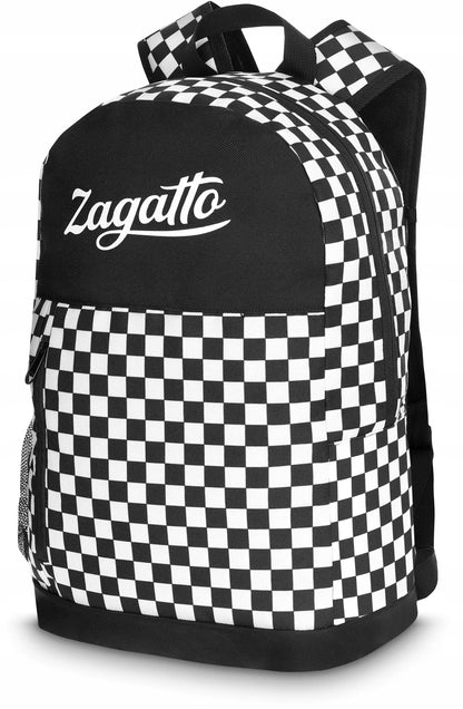 „Zagatto“ ZG701 jaunimo mokyklinė kuprinė su pieštukine, lengva miesto kuprinė