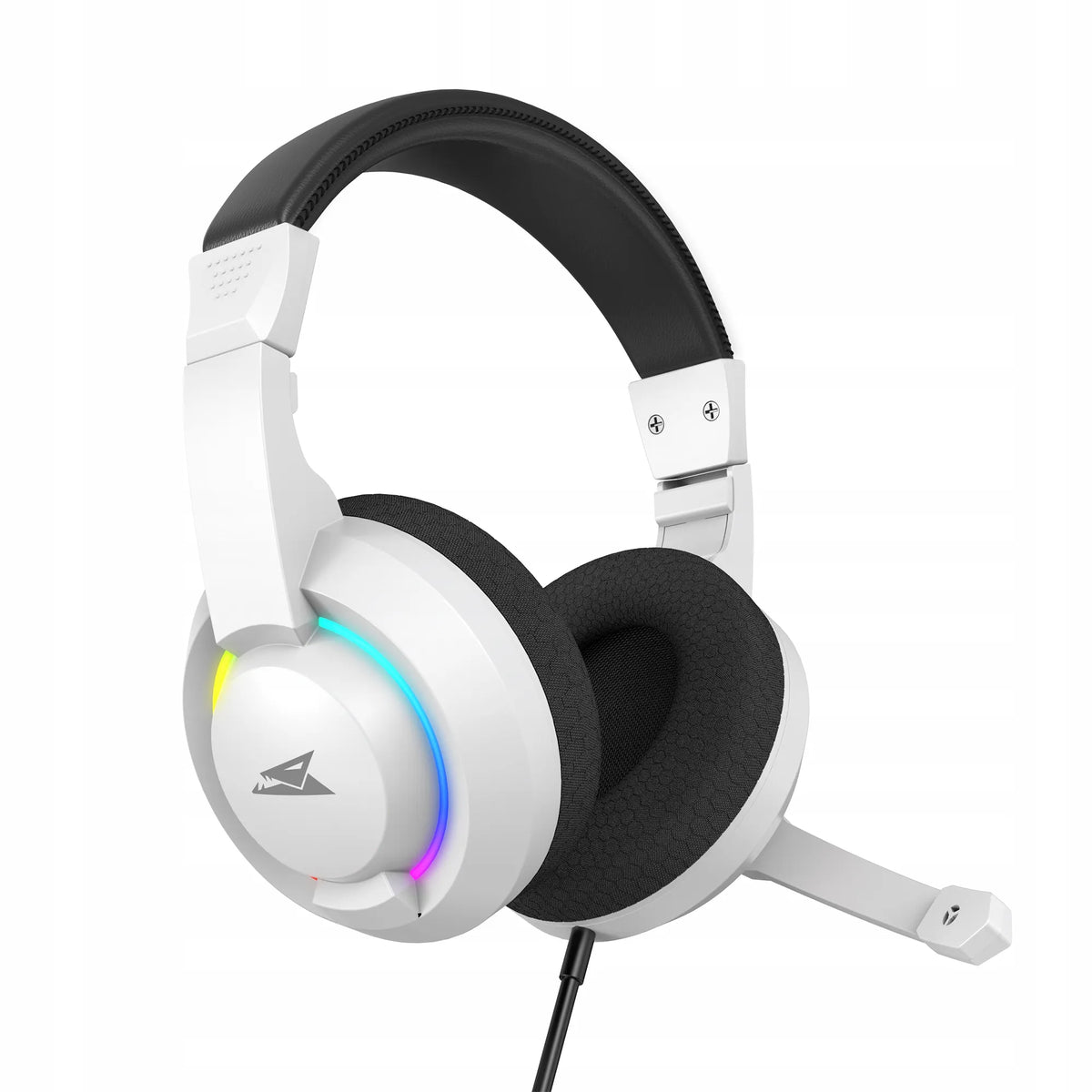 Žaidimų ausinės „Barracuda HYDRA“, baltos, RGB
