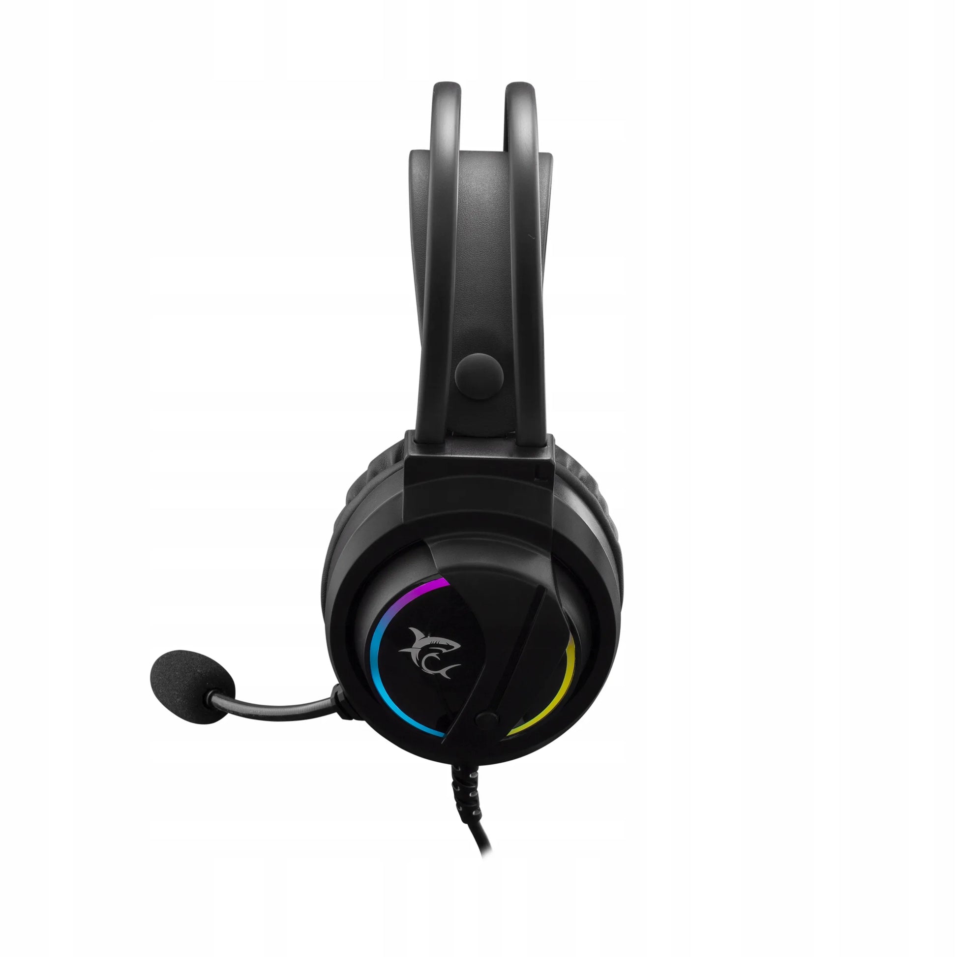 Žaidimų ausinės White Shark WOLF RGB