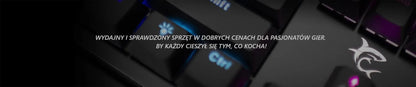 Žaidimų ausinės White Shark WOLF RGB