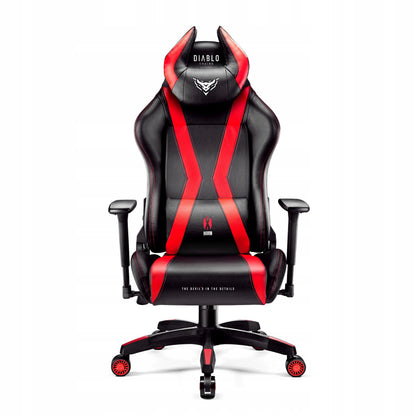Žaidimų kėdė „Diablo Chairs X-HORN 2.0 Normal“, juoda ir raudona