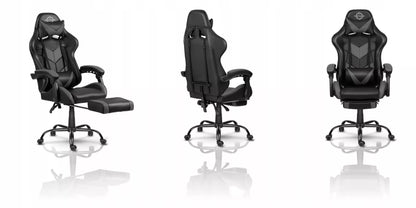 Žaidimų kėdė su masažine pagalvele – ergonomiška ir komfortiška