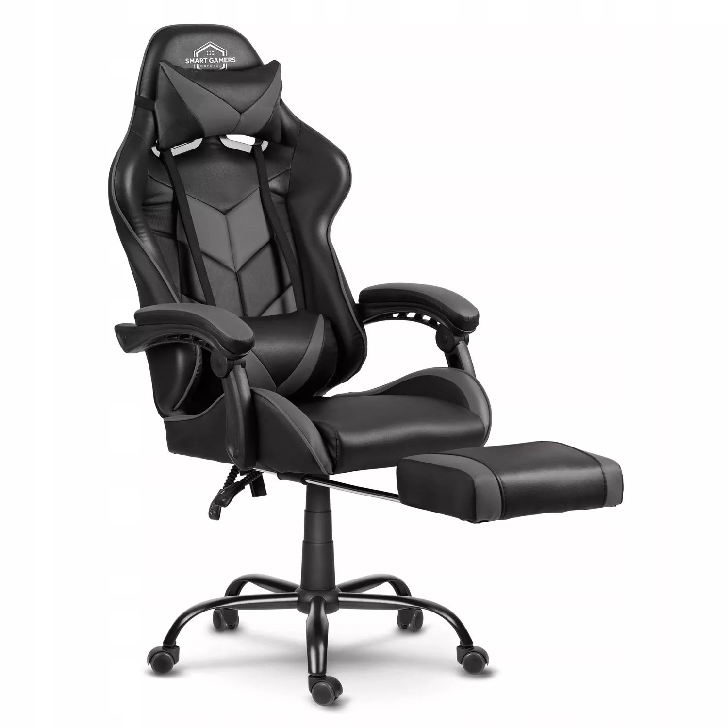 Žaidimų kėdė su masažine pagalvele – ergonomiška ir komfortiška