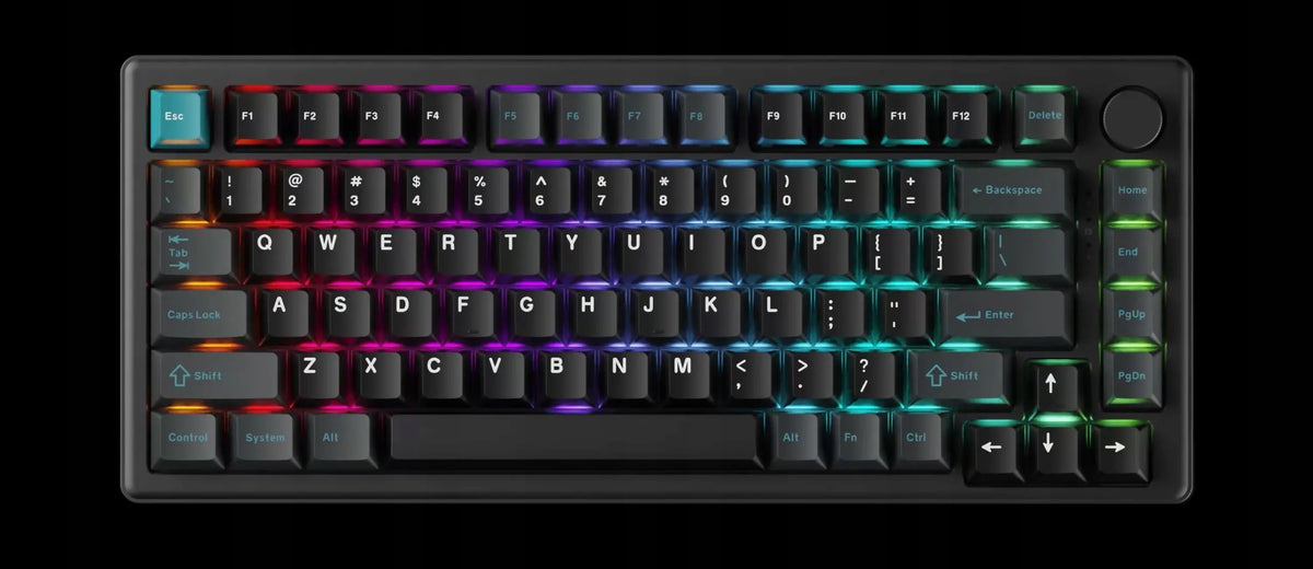 Žaidimų klaviatūra „Keychron J2 HE 8K“ su „Lime Magnetic“ jungikliais