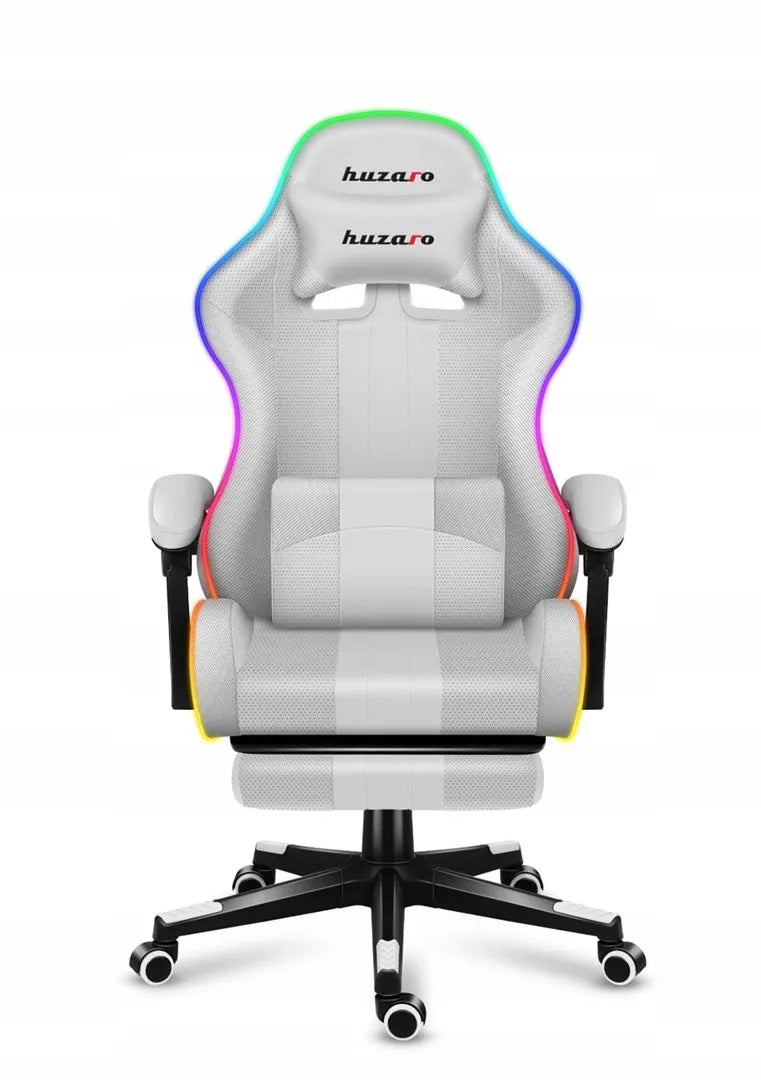 Žaidimų krėslas „Huzaro Force 4.7 RGB White“