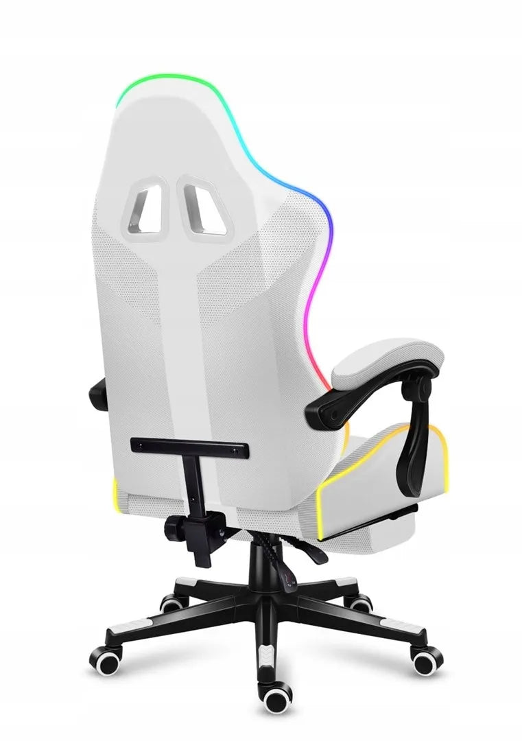 Žaidimų krėslas „Huzaro Force 4.7 RGB White“