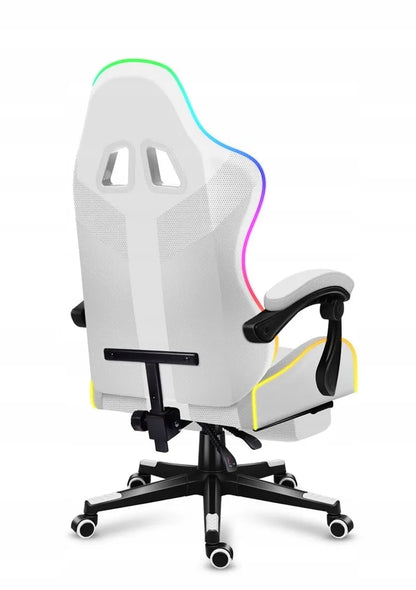 Žaidimų krėslas „Huzaro Force 4.7 RGB White“