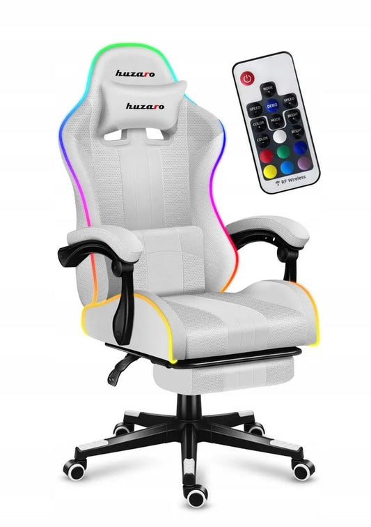 Žaidimų krėslas „Huzaro Force 4.7 RGB White“