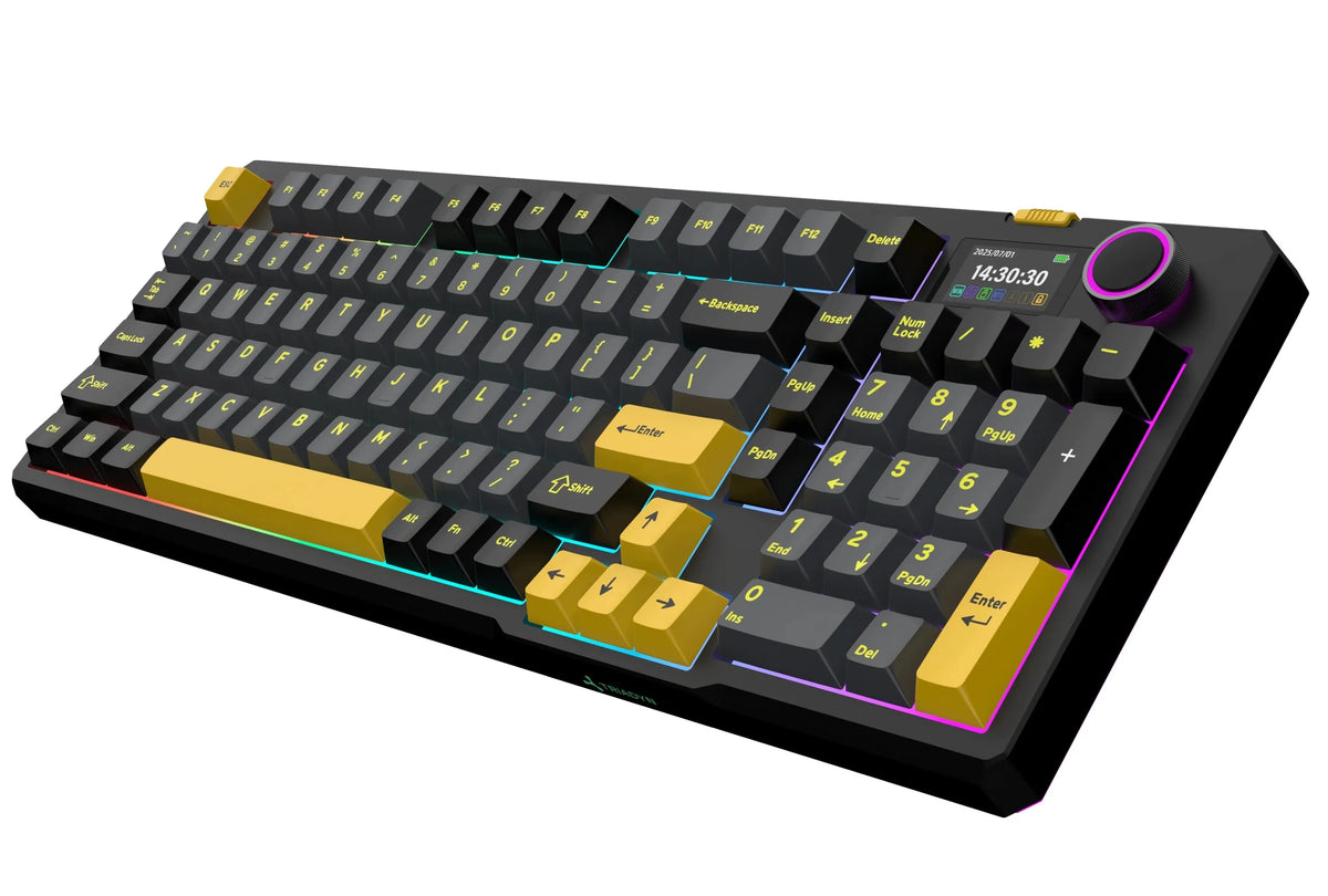 Žaidimų mechaninė klaviatūra Triadyn PLAY ELNATH OUTEMU RGB ekranas
